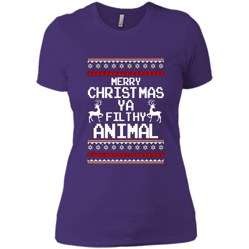 Merry Christmas ya filthy animal ulgy sweater PINGPONG