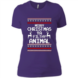 Merry Christmas ya filthy animal ulgy sweater PINGPONG