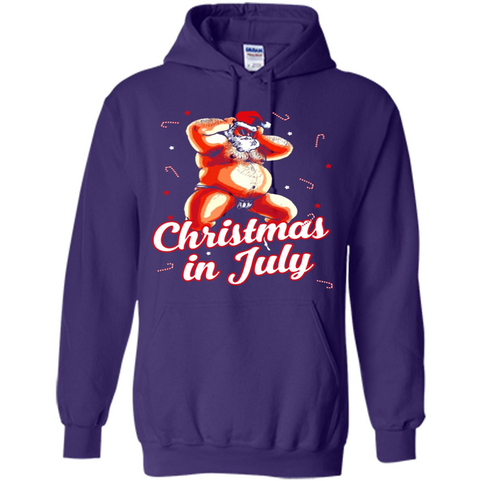 Christmas In July - Funny Dancing Santa - Hoodie