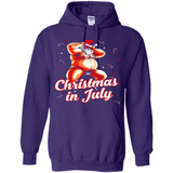 Christmas In July - Funny Dancing Santa - Hoodie