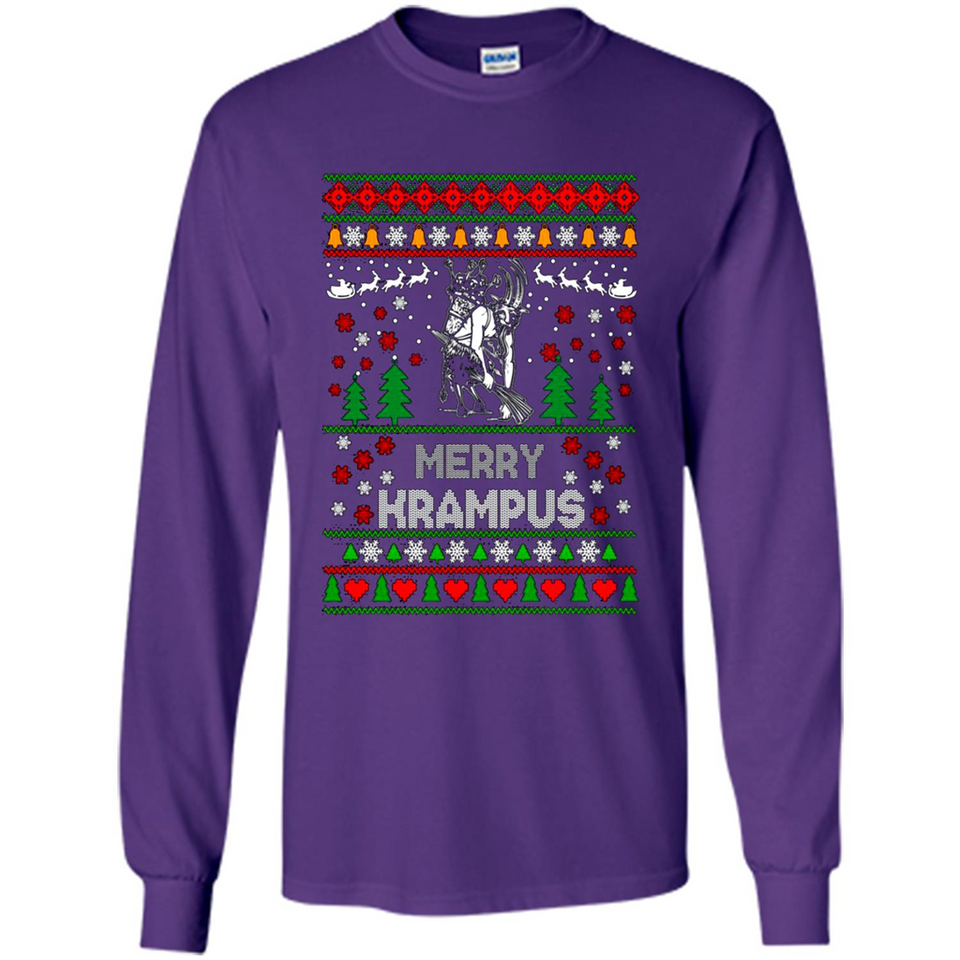 Merry Krampus Christmas sweatshirt PINGPONG