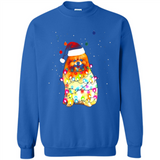 Pomeranian Santa Lights Christmas Dog Xmas Sweatshirt - Sweatshirt