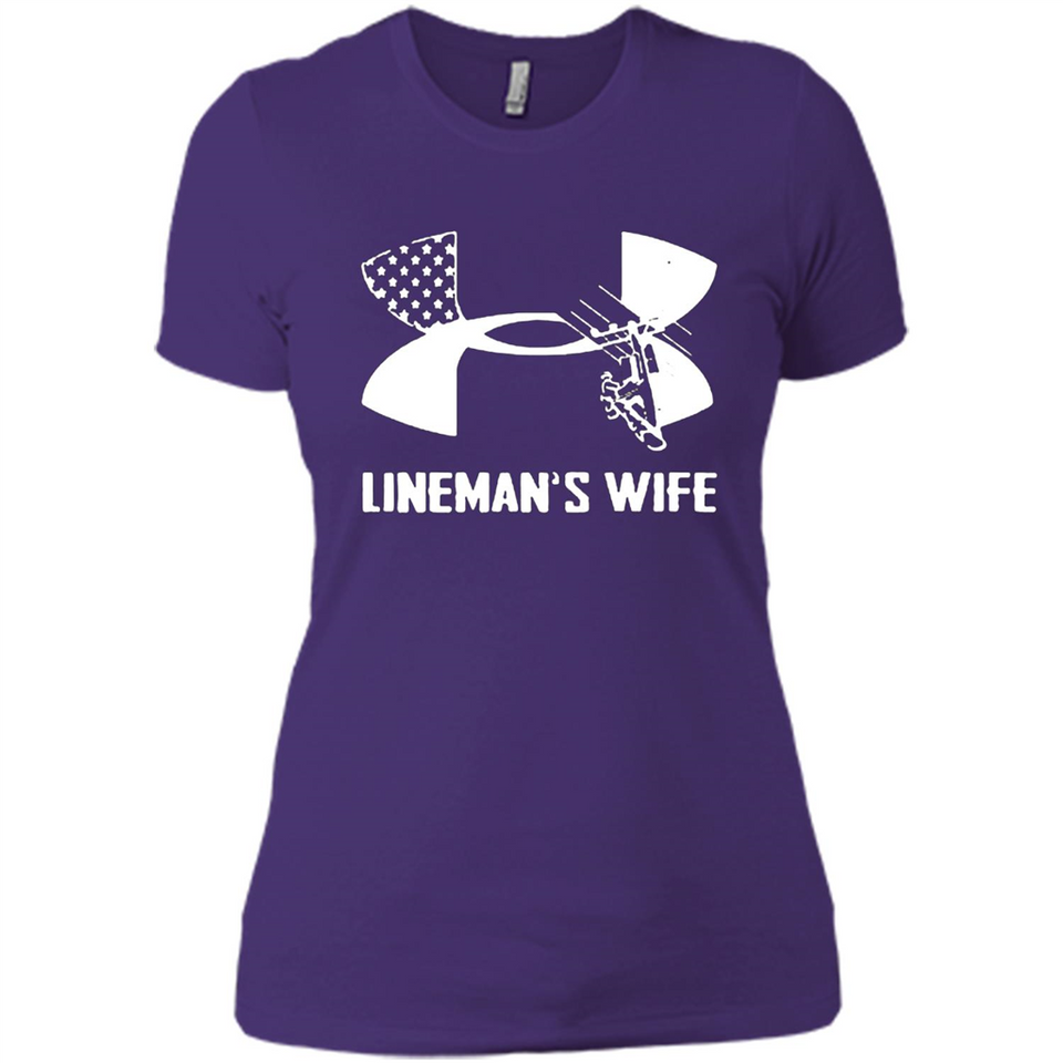 Lineman Wife Under Armour - Ladies' Boyfriend T-Shirt