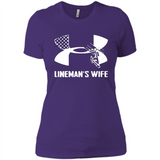 Lineman Wife Under Armour - Ladies' Boyfriend T-Shirt