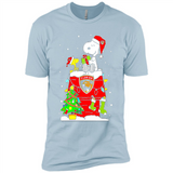 Florida Panthers Snoopy Ugly Christmas Sweaters - Premium Short Sleeve T-Shirt