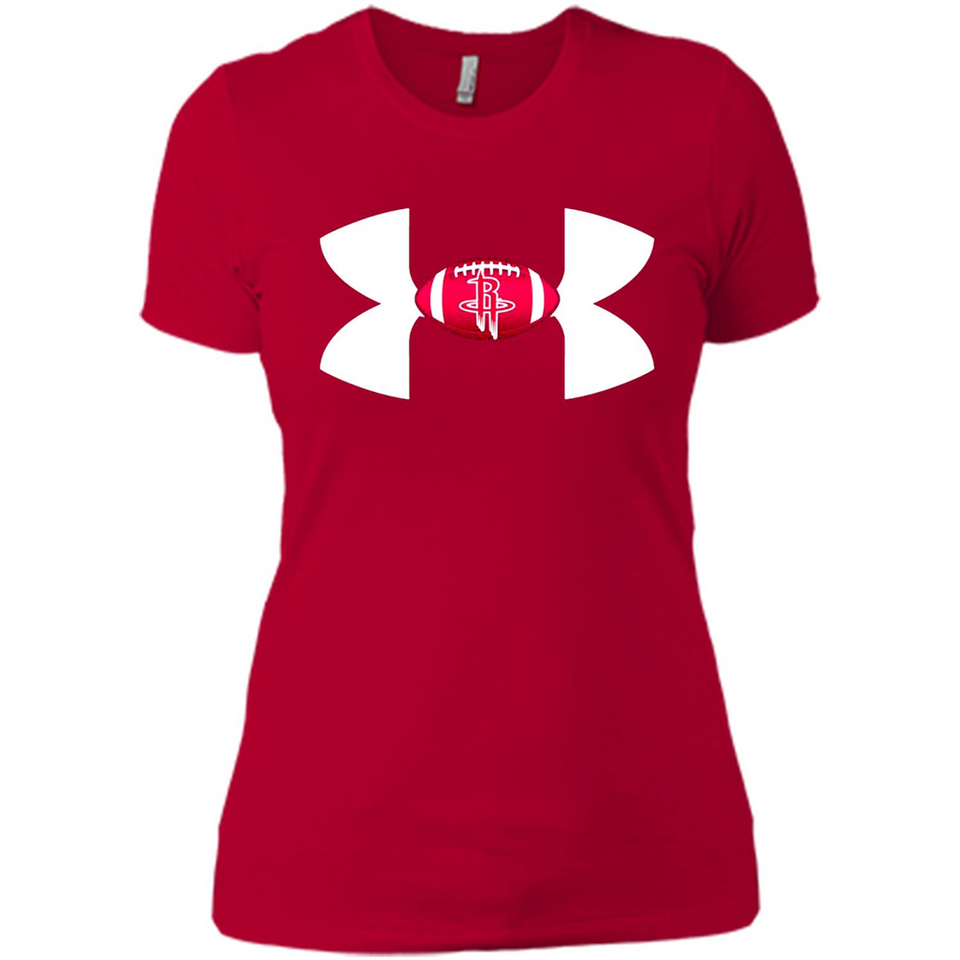 Houston Rockets Under Armour Logo - Ladies' Boyfriend T-Shirt