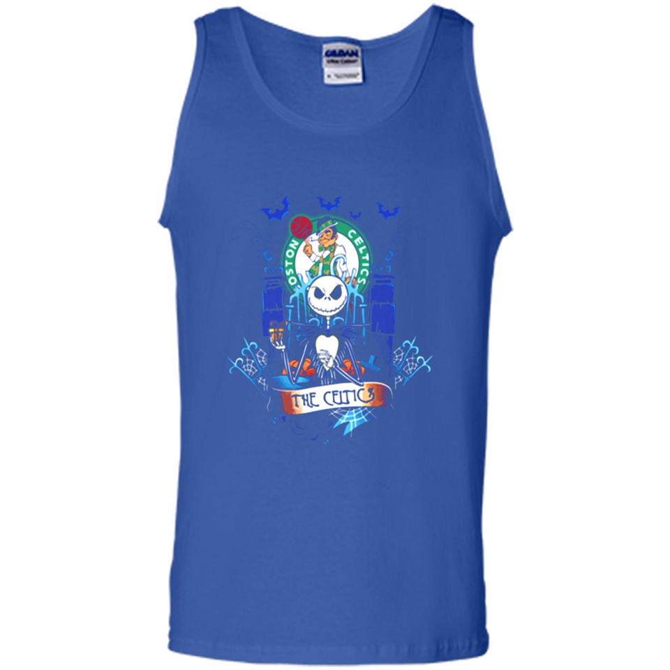 Boston Celtics Halloween The Nightmare Before Christmas - Tank Top