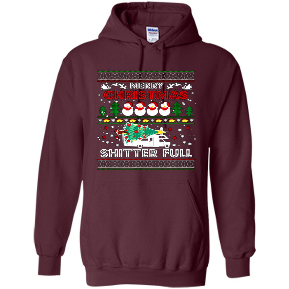 Merry Christmas Shitter Full Christmas Tree Snowman PING PONG