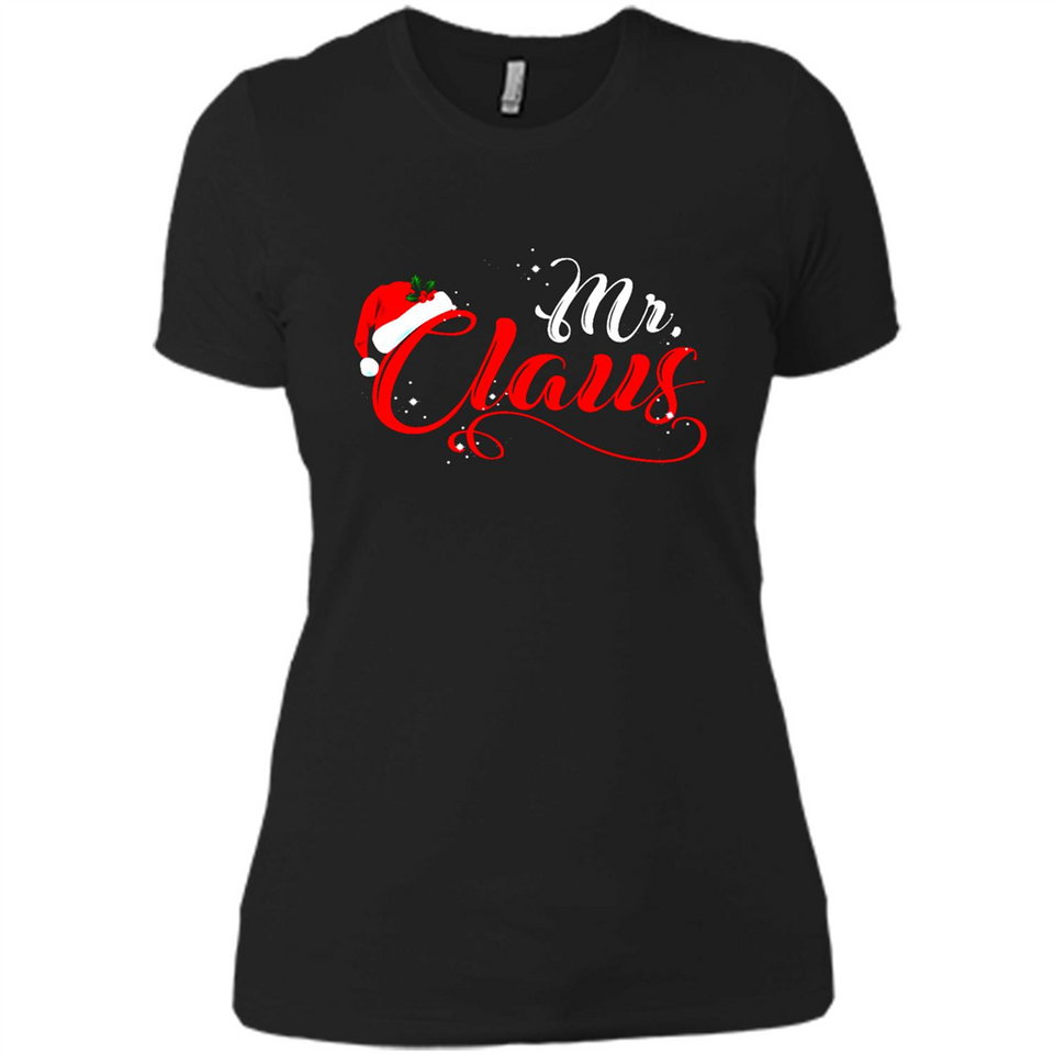 Mr. Claus Santa Claus Merry Xmas T-Shirt - Ladies' Boyfriend T-Shirt