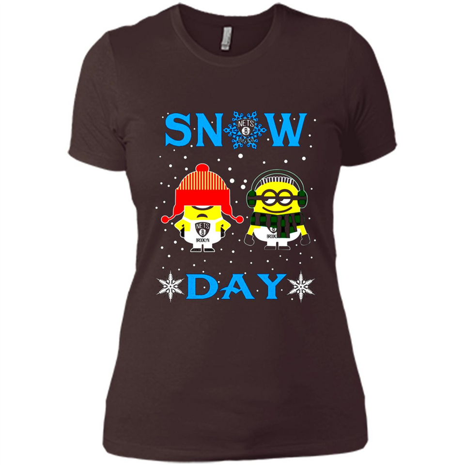 Snow Day Shirt For Brooklyn Nets Vs Minion Fans pingpong