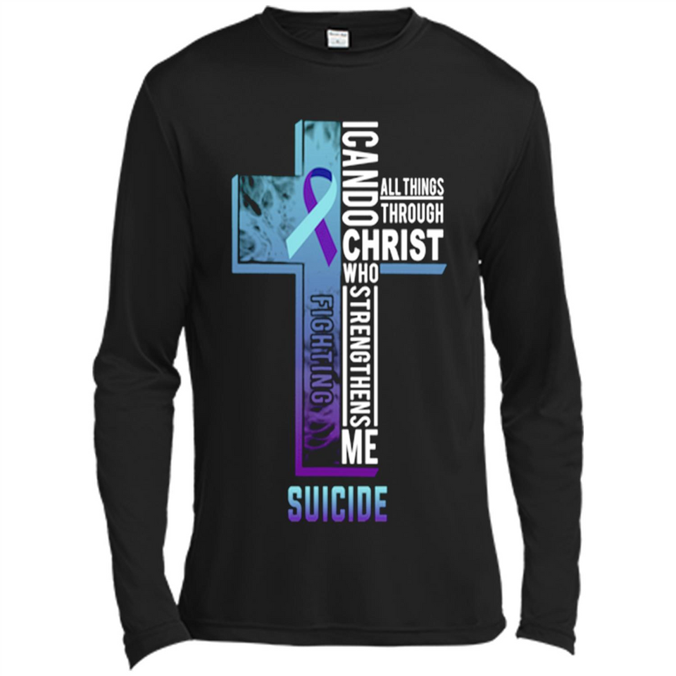I can do all things through christ who strengthens me fighting Suici e Jesus