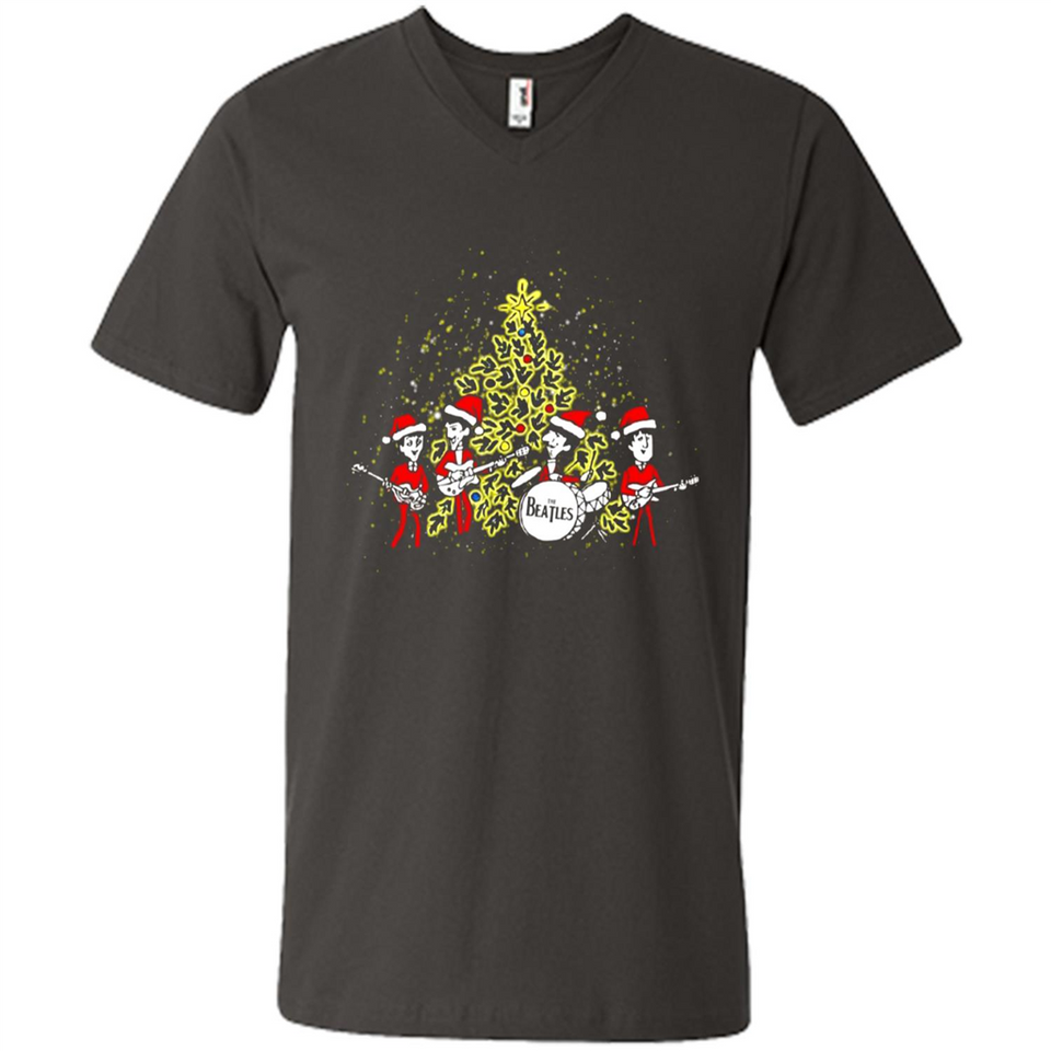 The Beatles chibi Christmas - Men's V-Neck