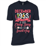 December 1983 35 Years Of Being Classy Sassy - Premium Short Sleeve T-Shirt