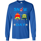 Snow Day Shirt For Cleveland Indians Vs Minion Fans pingpong