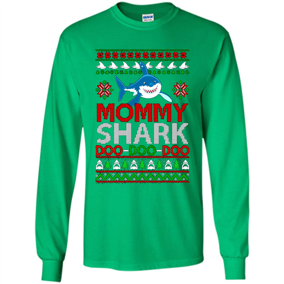 Mommy shark Doo Doo Doo Christmas sweatshirt PINGPONG