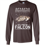 All I Want For Christmas Is The Millennium Falcon ugly PINGPONG