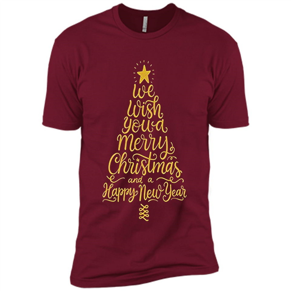 Christmas Tree T-Shirt Funny Mery Christmas Gift Idea - Premium Short Sleeve T-Shirt