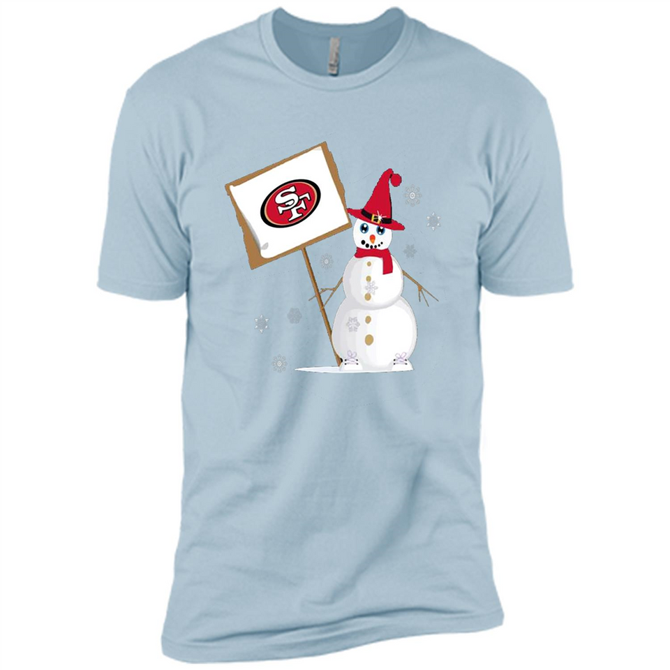 San Francisco 49ers Snowman Funny