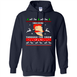 Nigel Thornberry Smashing through the snow Christmas sweatshirt PINGPONG