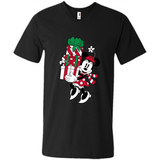 Disney Minnie Mouse Christmas Gift Sweatshirt - Men's V-Neck