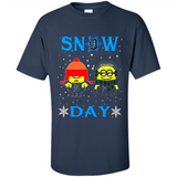 Snow Day Shirt For Detroit Tigers Vs Minion Fans pingpong