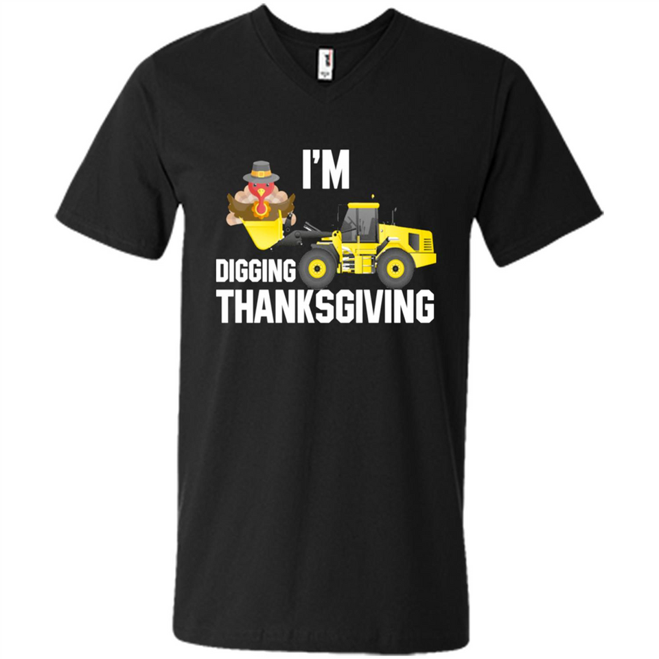 I'm Digging Thanksgiving Cute Turkey Tractor