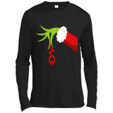Funny Grinch Hand Holding Electrician Ornament Christmas PING PONG