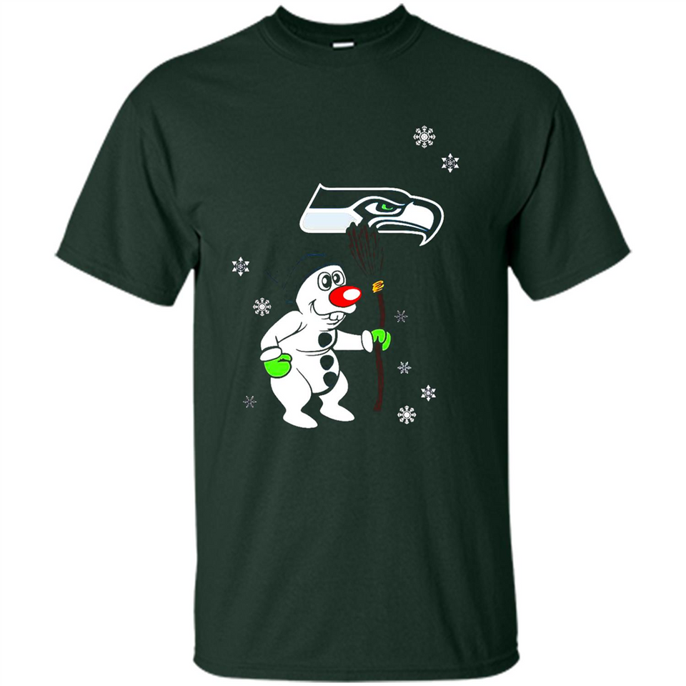 Seattle Seahawks Snowman