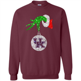 Amazing shirt Kentucky Wildcats Glitter Grinch Monogram Ornament Christmas Gift - Sweatshirt