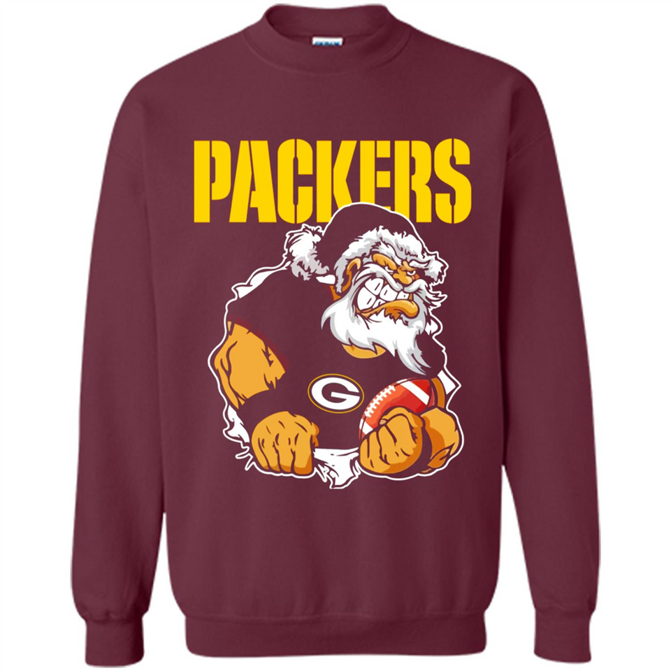 Grumpy Santa Claus Green Bay Packers Football Team PINGPONG