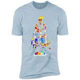 JOHN LENNON CHRISTMAS TREE - Premium Short Sleeve T-Shirt