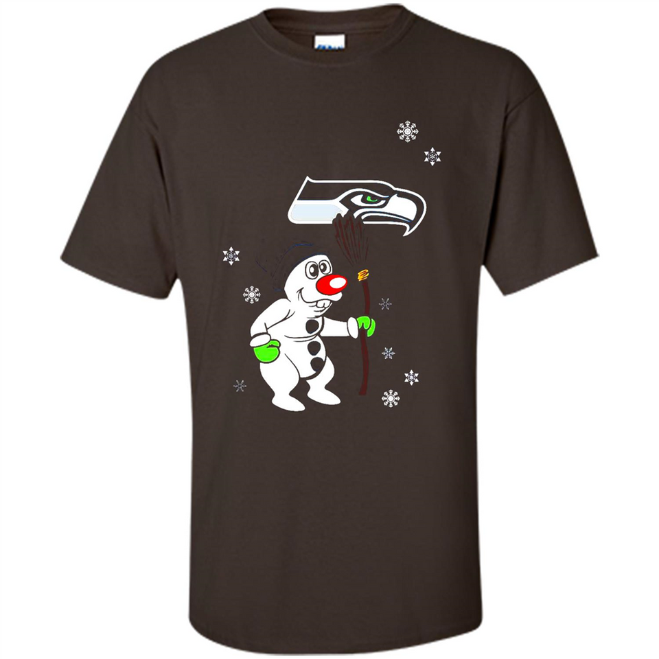 Seattle Seahawks Snowman