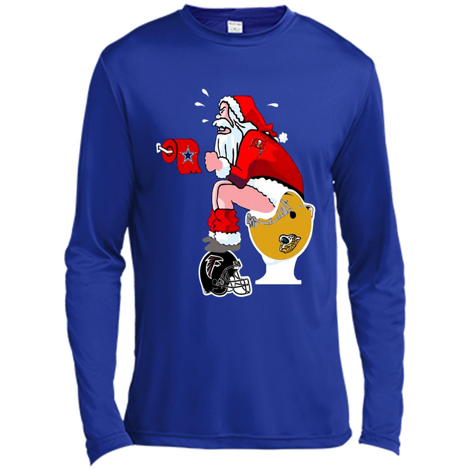Tampa Bay Buccaneers Santa Claus Toilet