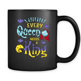 Nightmare Before Christmas Shirt - Sally Glitter Shirt - Every Queen needs a King PINGPONG