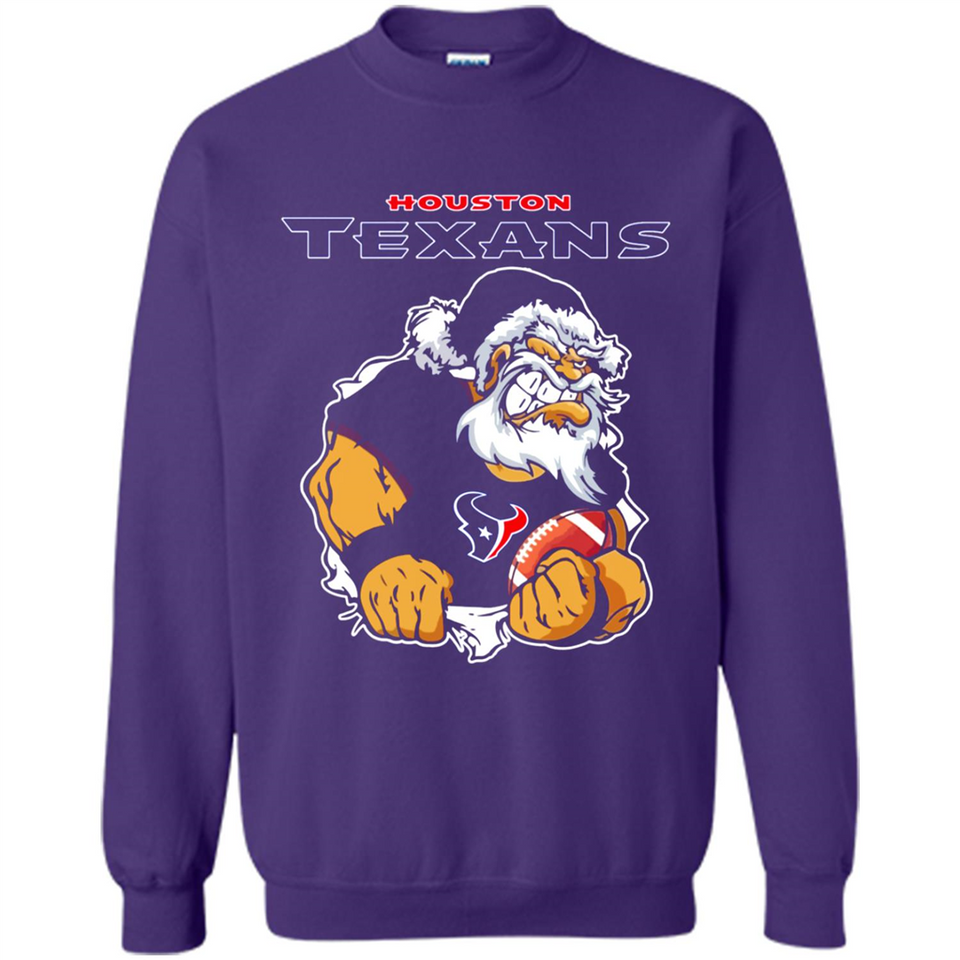 Grumpy Santa Claus Houston Texans Football Team PINGPONG