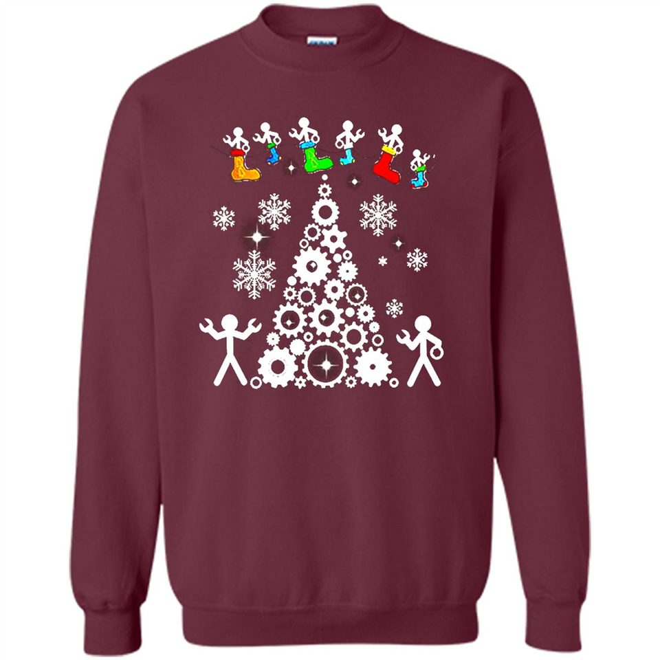 Funny Mechanics Ugly Christmas 2018 - Sweatshirt