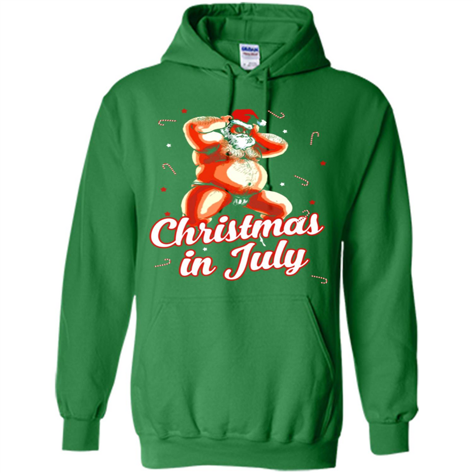 Christmas In July - Funny Dancing Santa - Hoodie