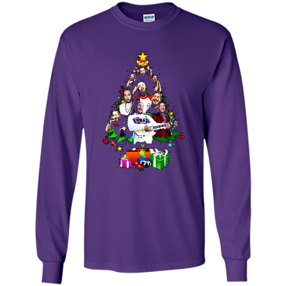 Post Malone Christmas Tree Sweater PINGPONG