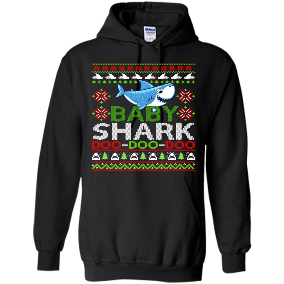 Baby shark Doo Doo Doo Christmas - Hoodie
