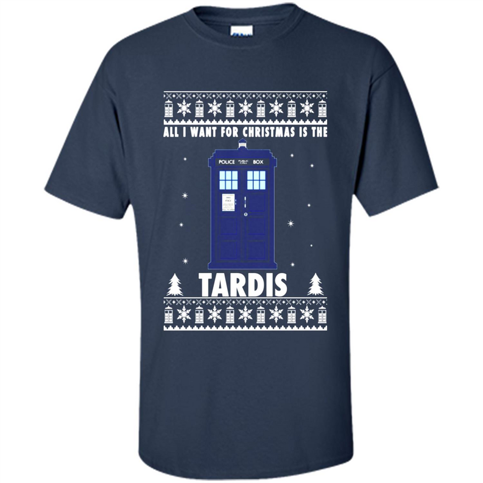 All I Want For Christmas Is The Tardis Ugly PINGPONG