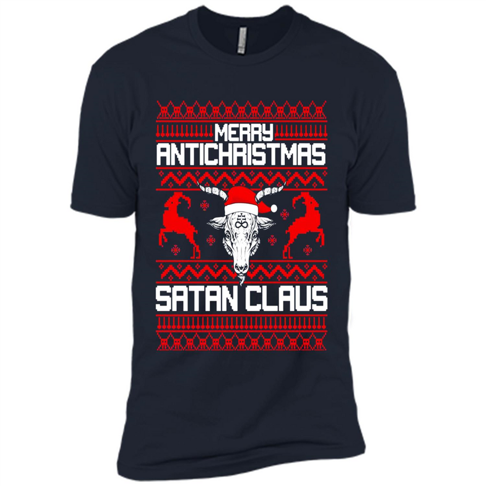 Merry Antichristmas Satan Claus - Premium Short Sleeve T-Shirt