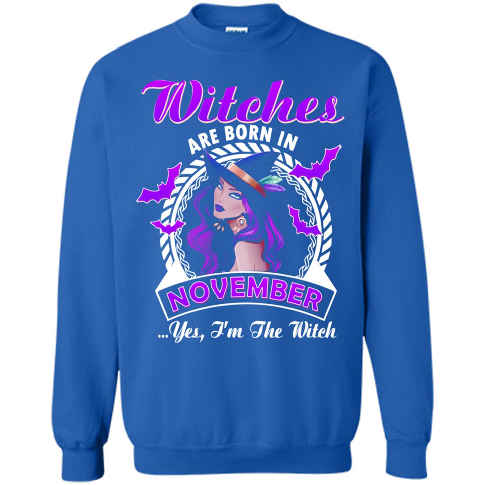 Witches Are Born In November Halloween