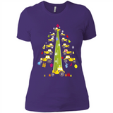 Tractor Car Christmas Tree T-shirt For Drivers