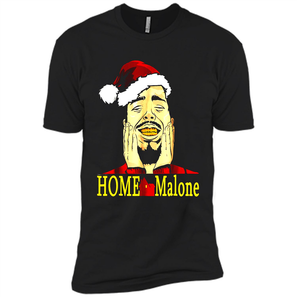 Home Malone Shirt Post Malone Christmas Sweatshirt - Premium Short Sleeve T-Shirt