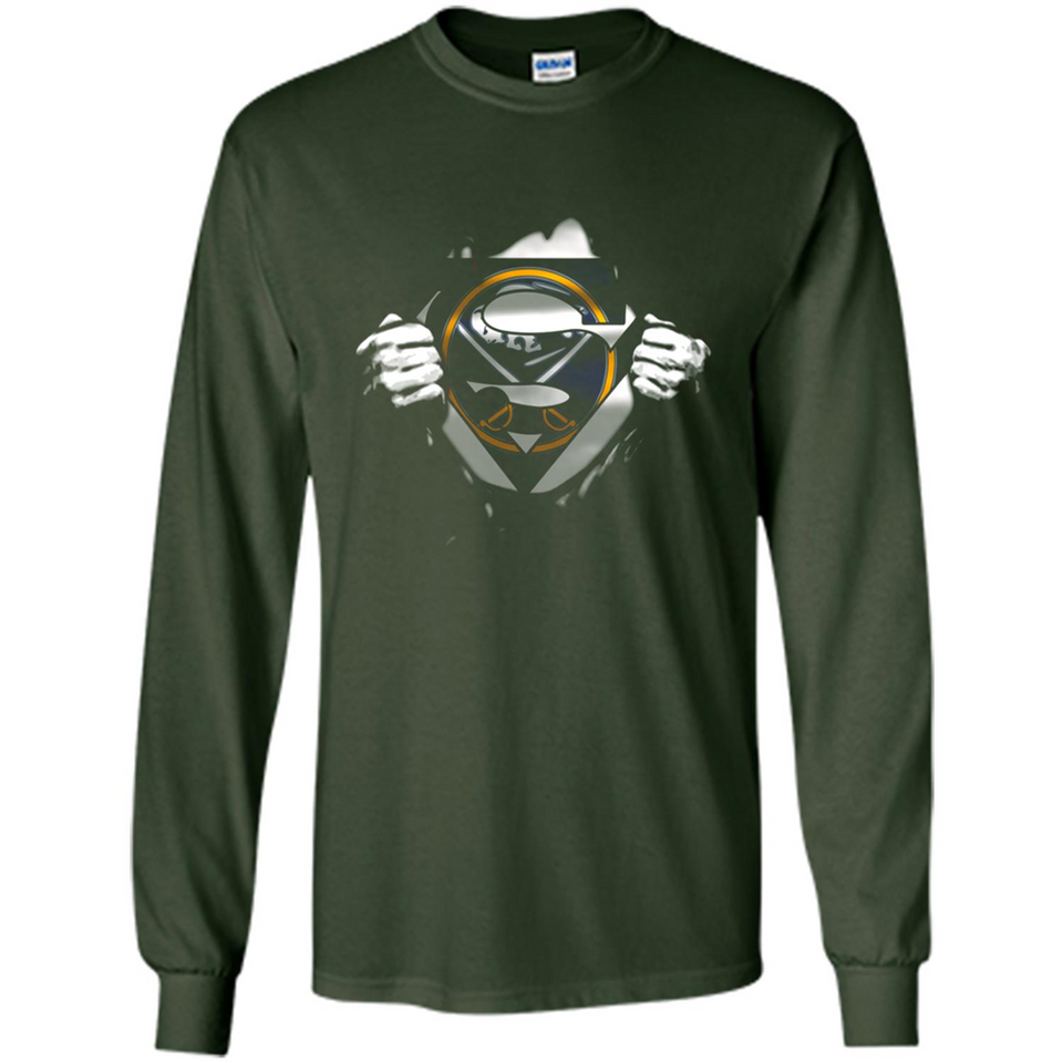 Buffalo Sabres And Superman Fans - Long Sleeve T-Shirt