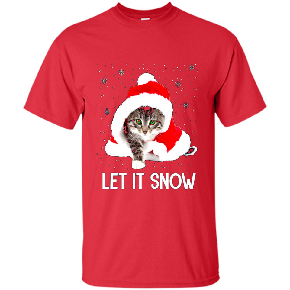 Let It Snow Cat Christmas sweater PINGPONG