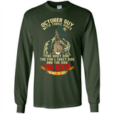 October Guy With Three Sides Quiet Fun Crazy - Long Sleeve T-Shirt