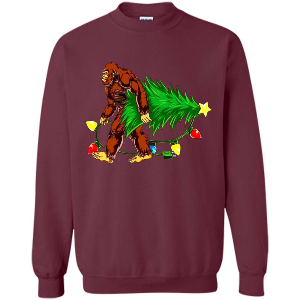 Hugging Christmas Tree Bigfoot PING PONG
