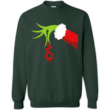 Funny Grinch Hand Holding Electrician Ornament Christmas PING PONG