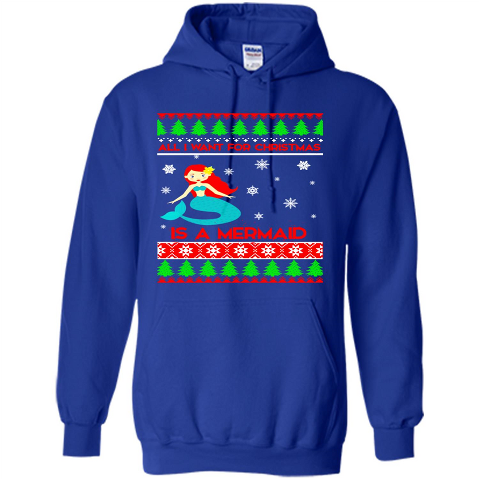 All I Want For Christmas Is A Mermaid ugly PINGPONG